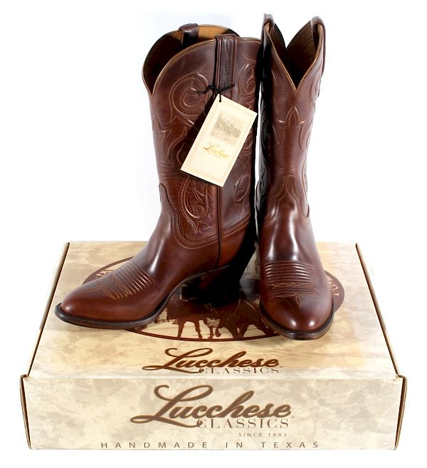 Appraisal: NIB Genuine Leather Lucchese Classics Cowboy Boots Included in this