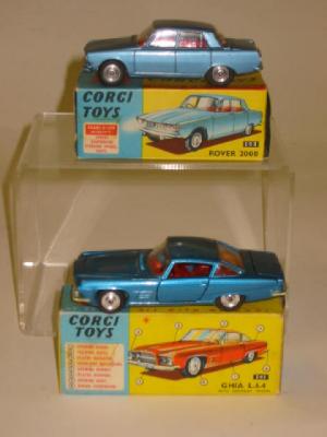 Appraisal: Rover metallic blue and Ghia L metallic blue boxed G