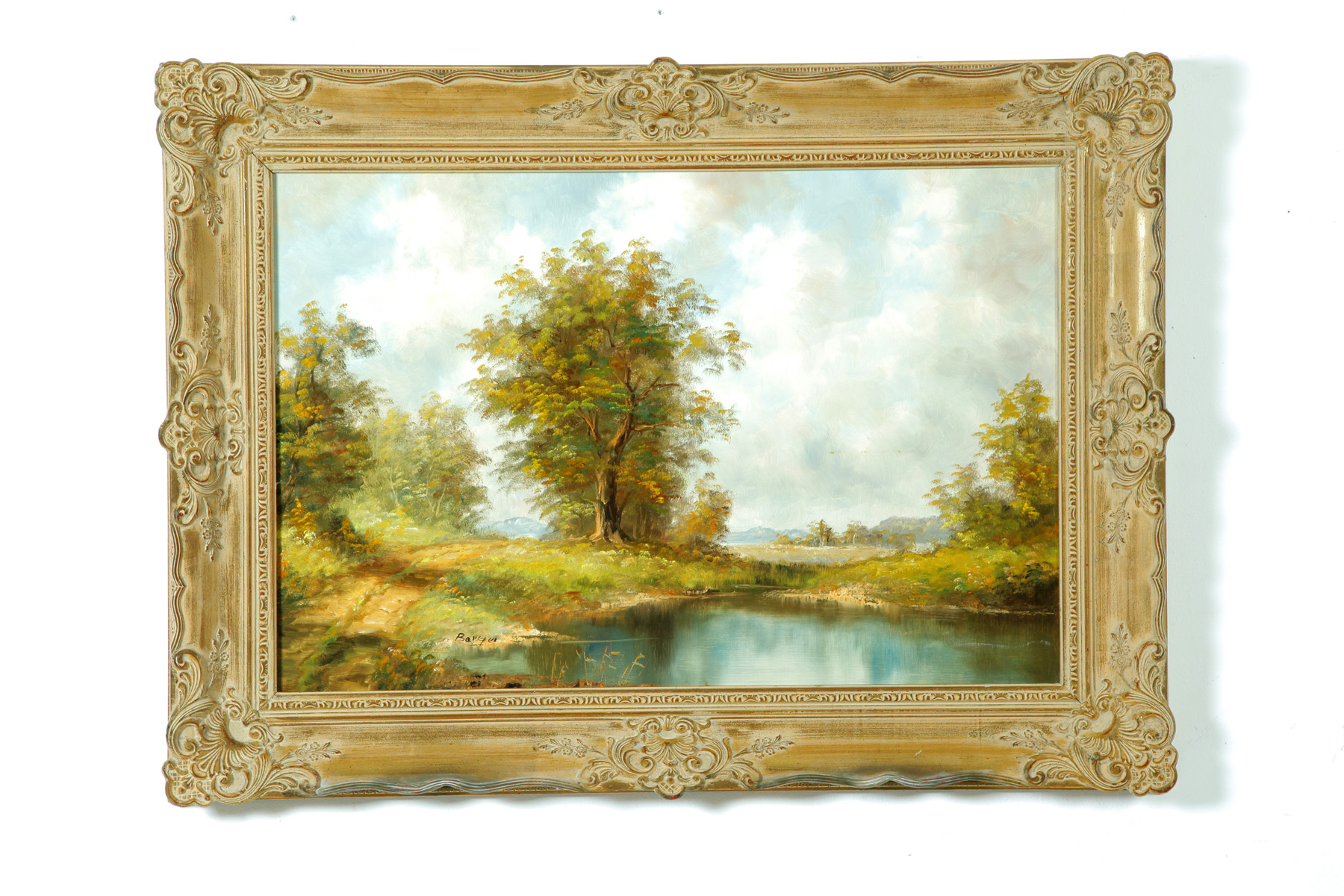 Appraisal: LANDSCAPE AMERICAN OR EUROPEAN SCHOOL MID TH CENTURY Oil on