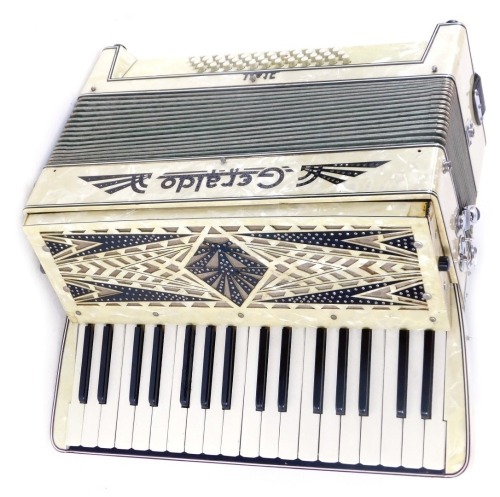 Appraisal: A Geraldo Itali accordion forty eight button with mother of