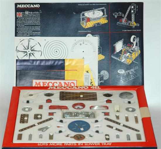 Appraisal: Meccano Set No EL Electric Set black and blue includes