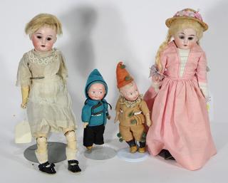 Appraisal: lot of German dolls consisting of an Armand Marseille bisque