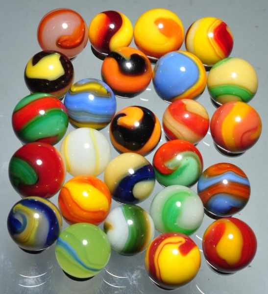 Appraisal: Lot of Akro Corkscrew Marbles Description Nice group of corkscrews