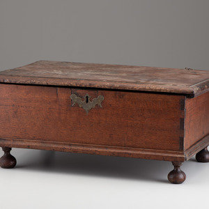 Appraisal: A William and Mary Style Walnut Bible Box Pennsylvania th