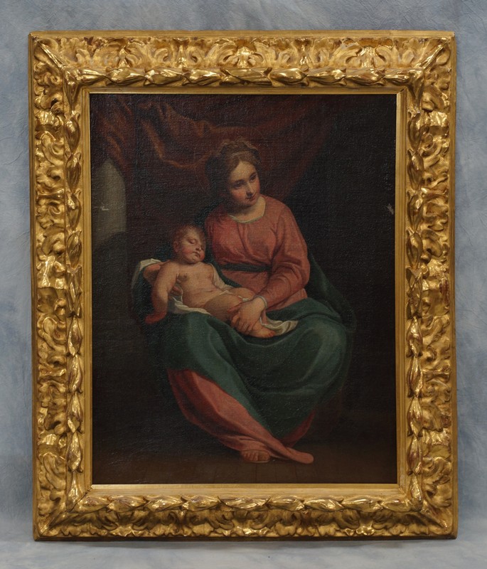 Appraisal: European School th th c o c Madonna and Child