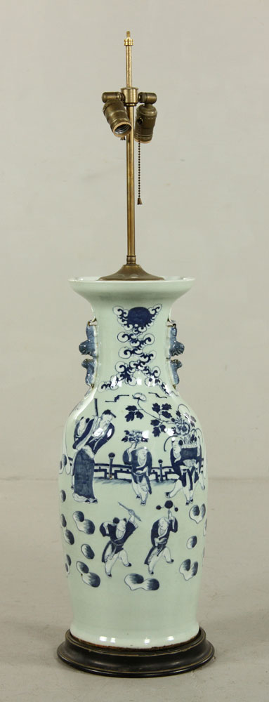 Appraisal: - Chinese Celadon Vase Chinese vase with Celadon glaze and