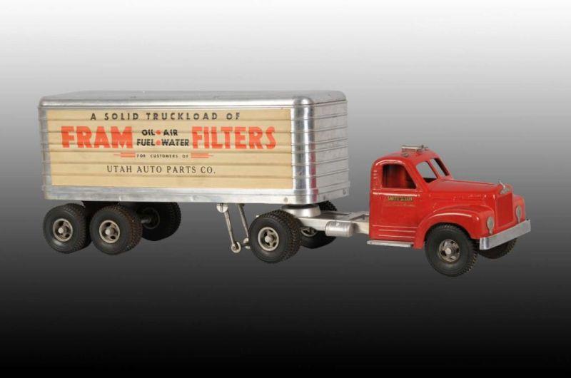 Appraisal: Pressed Steel Smith Miller Fram Oil Filters Truck Description American