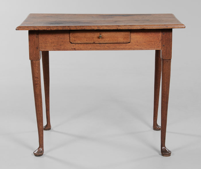 Appraisal: Fine Southern Queen Anne Walnut Table attributed to Virginia th