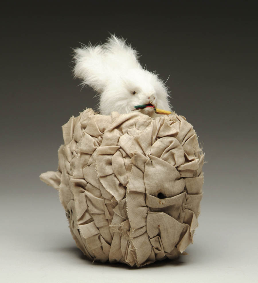 Appraisal: RABBIT IN CABBAGE AUTOMATON cm French Roullet and Decamp from