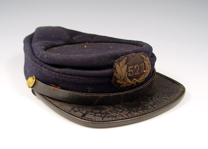 Appraisal: INDIAN WARS ERA ENLISTED HORTSMANN KEPI BUMMERS CAP Circa 's