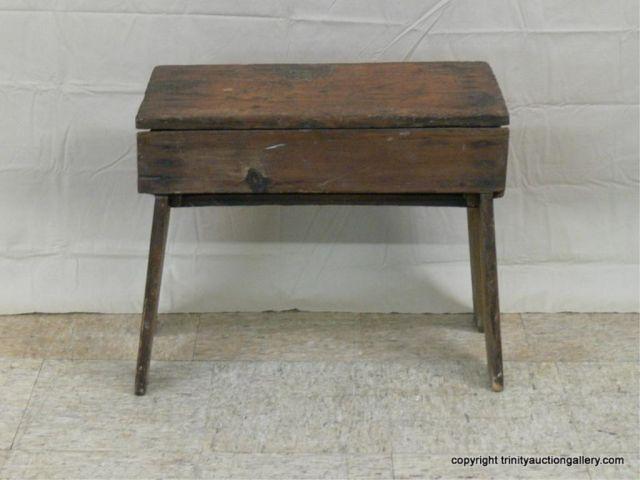 Appraisal: Primitive Old Pine Shop - Work Bench - Very nice