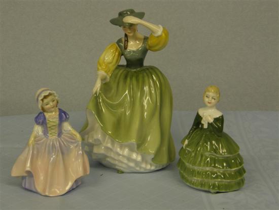 Appraisal: Three Royal Doulton figures Buttercup HN Dinky Do and Belle