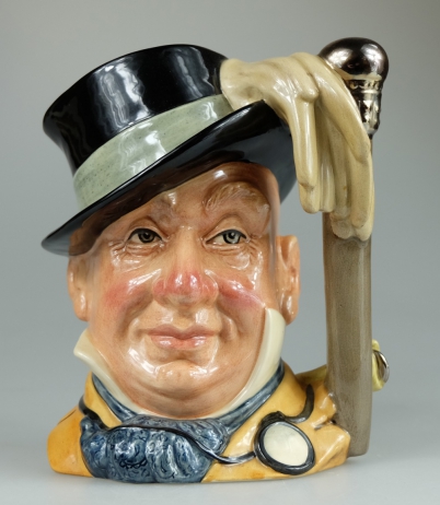 Appraisal: Royal Doulton large character jug Mr Micawber D limited edition