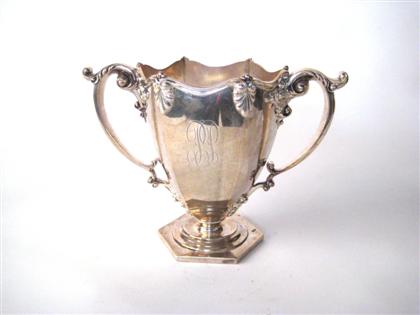 Appraisal: Sterling silver two handled Loving cup goodnow and jenks boston