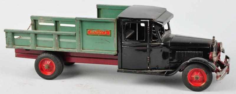 Appraisal: Pressed Steel Buddy L Junior Dairy Truck Description Circa Enclosed