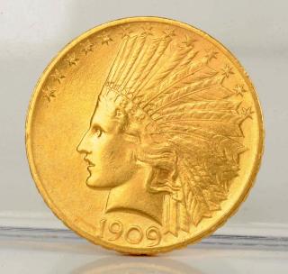 Appraisal: Gold Indian Coin Nice luster MS