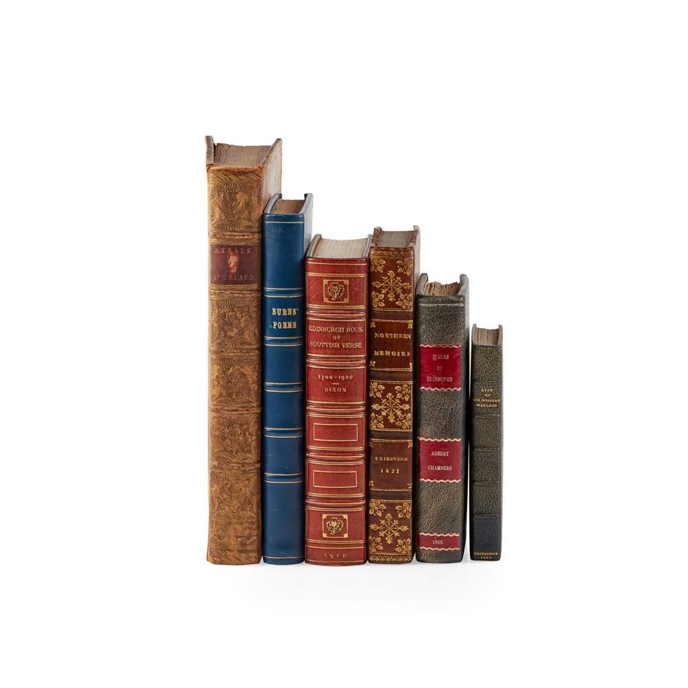 Appraisal: SCOTTISH WORKS VOLUMES FINELY BOUND COMPRISING Dalrymple Sir David Annals