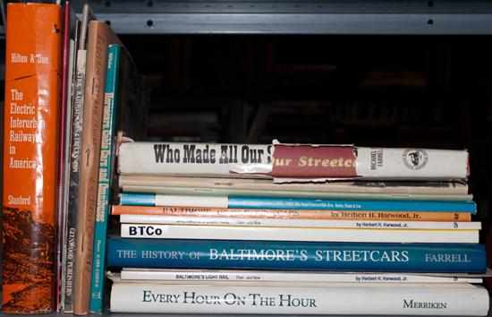 Appraisal: Books Baltimore Street Cars Approximately twenty on public transportation in