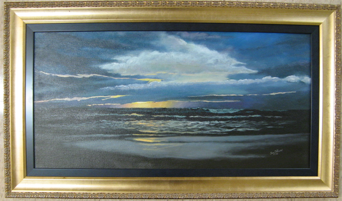 Appraisal: FAY OLIVER OIL ON CANVAS Idaho th century Seascape at