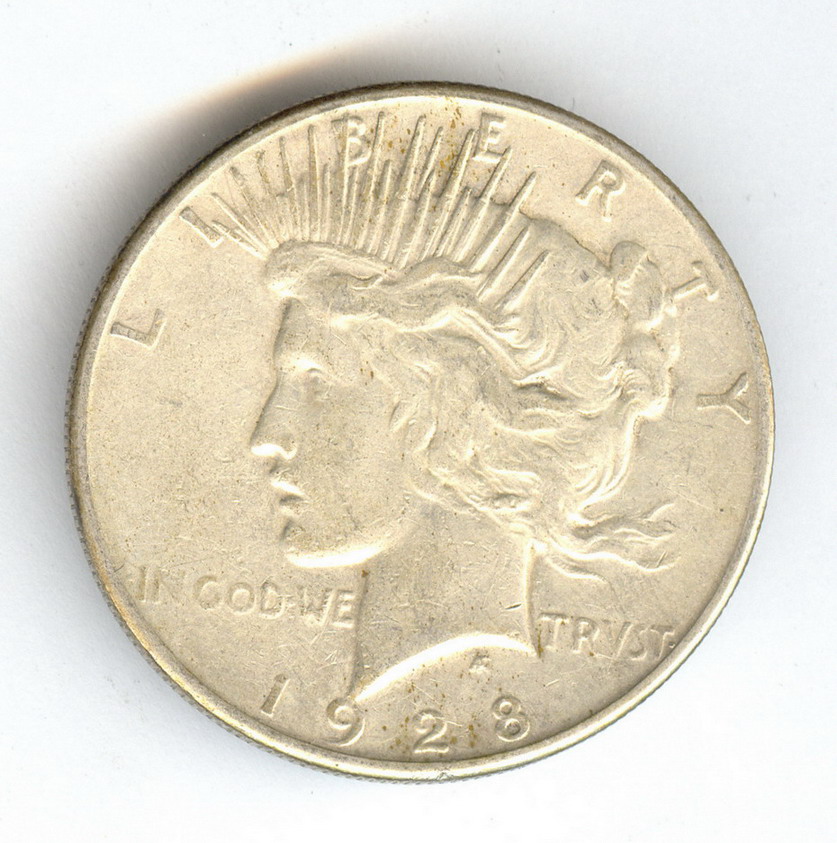 Appraisal: -S U S PEACE SILVER DOLLAR Estate coin