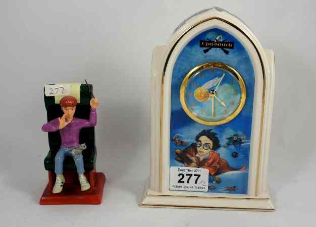 Appraisal: Royal Doulton Harry Potter Mantle Clock Harry Reaches for the