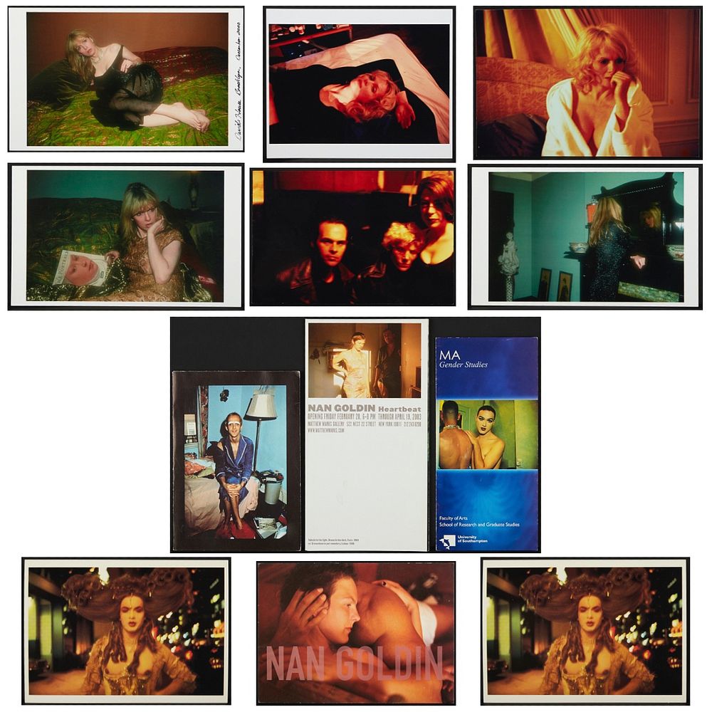 Appraisal: Grp Nan Goldin Photographs Nan Goldin b Group of photographs