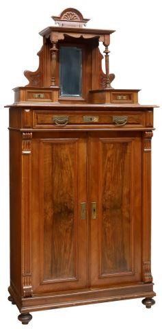 Appraisal: French Henri II style walnut cabinet late th c having