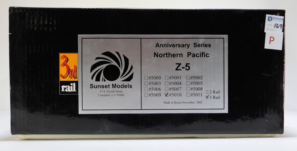 Appraisal: RD RAIL ANNIVERSARY NORTHERN PACIFIC Z- TRAIN Cab no three