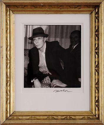 Appraisal: CHRIS MAKOS b JOSEPH BEUYS Gelatin silver print x in