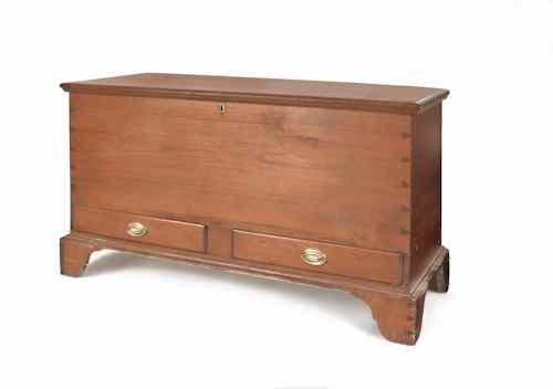 Appraisal: Pennsylvania pine blanket chest early th c h w