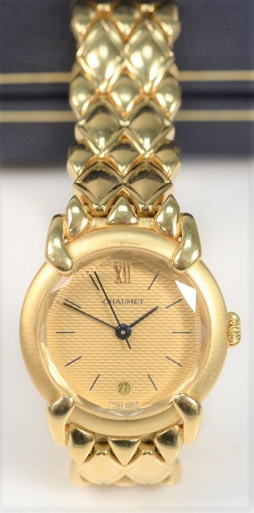 Appraisal: Chaumet Karat Gold Ladies Watch with K Gold Band in