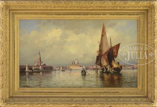 Appraisal: WILLIAM P PHELPS American - GRAND CANAL WITH DOGES PALACE