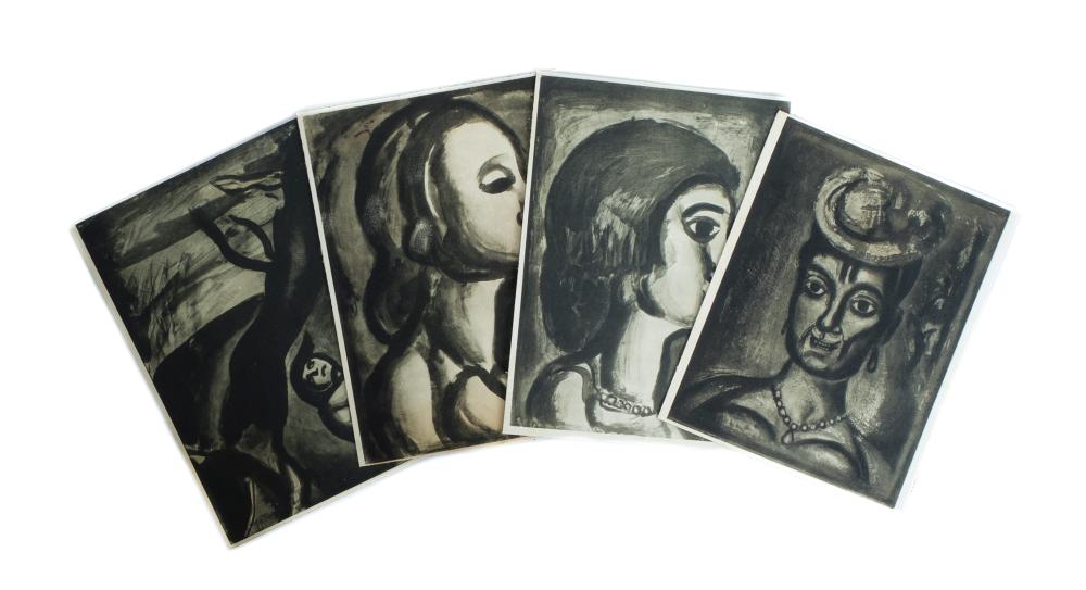 Appraisal: GEORGES ROUAULT AQUATINTS FROM 'MISERERE'Georges Rouault French - group of