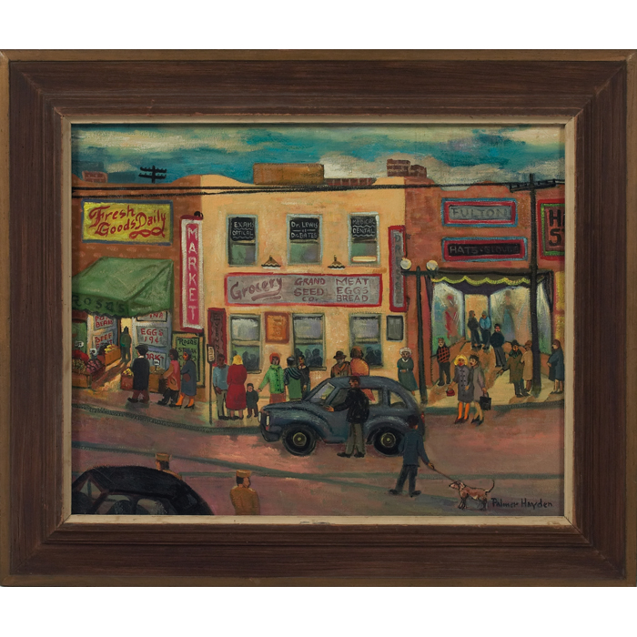 Appraisal: Palmer Cole Hayden American - ''New York City Street ''