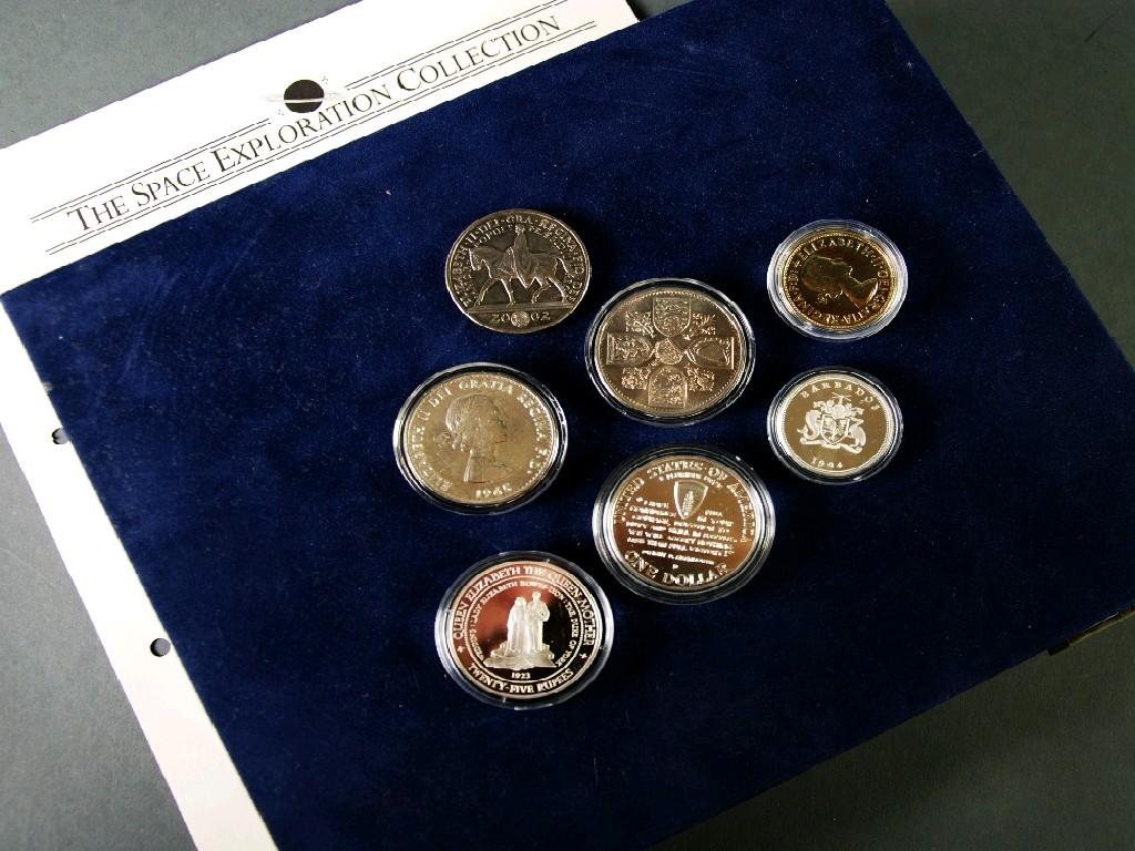 Appraisal: TWO ROYAL MINT LIMITED EDITION SILVER PROOF COINS Queen Elizabeth