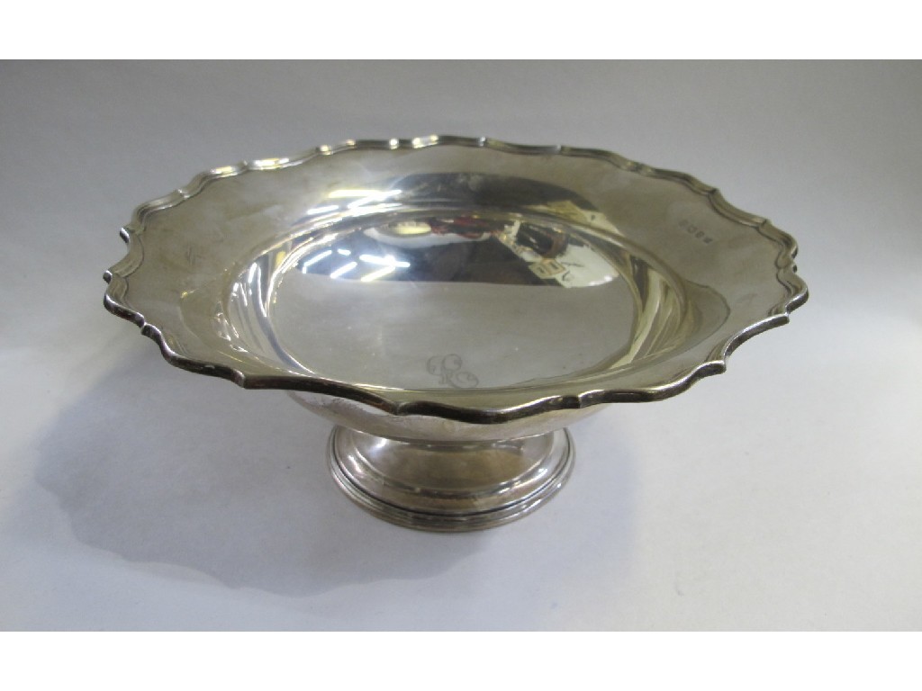 Appraisal: Silver pedestal bowl Birmingham