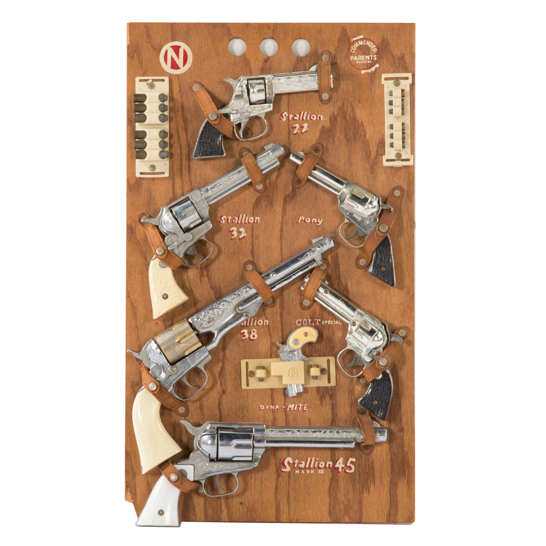 Appraisal: Stallion cap gun point of sale display manufacturers display with