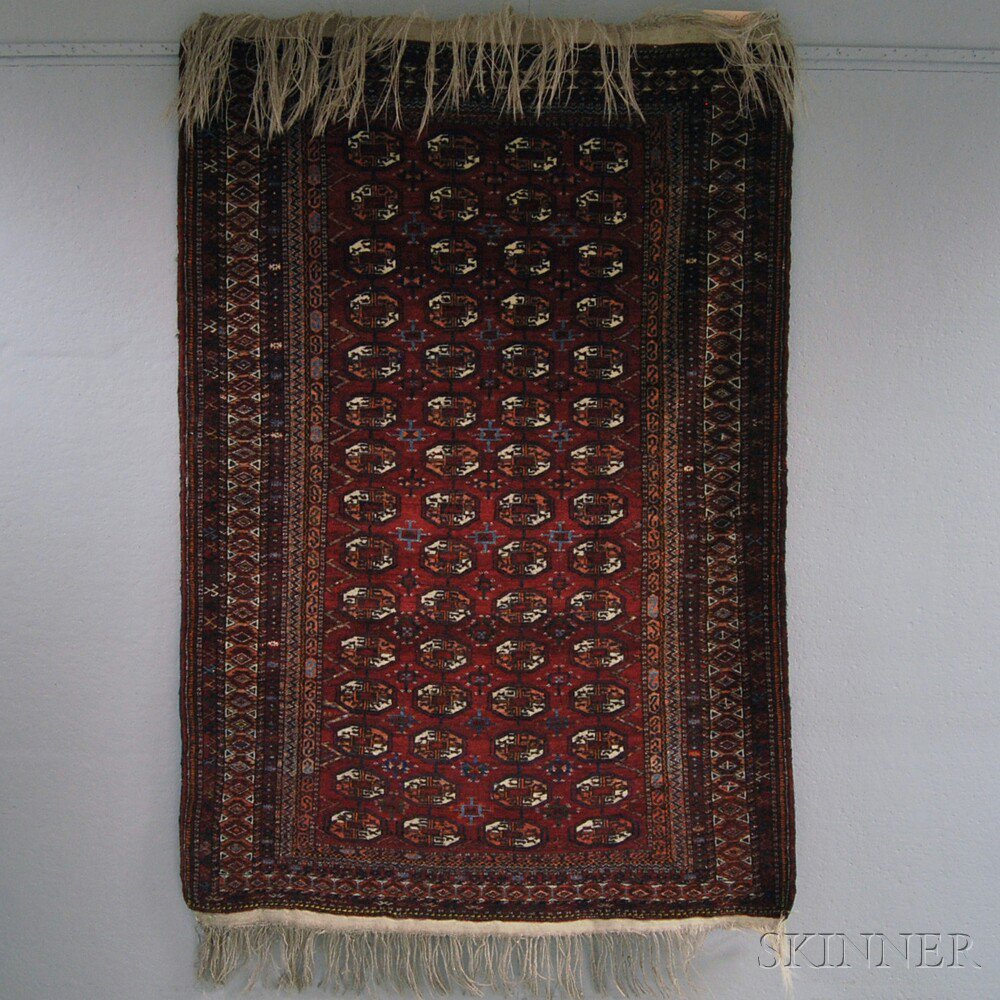 Appraisal: Tekke Rug West Turkestan late th century ft in x