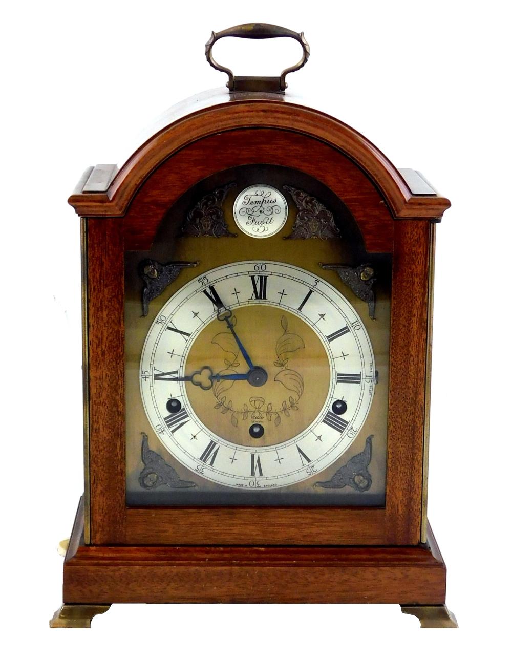 Appraisal: CLOCK English bracket clock th C Elliott -day lever mahogany