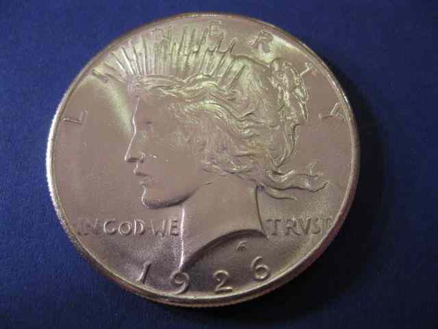 Appraisal: U S Peace Silver Dollar uncirculated