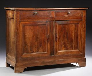 Appraisal: French Louis Philippe Carved Walnut Sideboard mid th c the