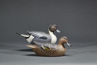 Appraisal: Half-Sized Pintail PairThe Ward Brothers Lemuel T - and Stephen