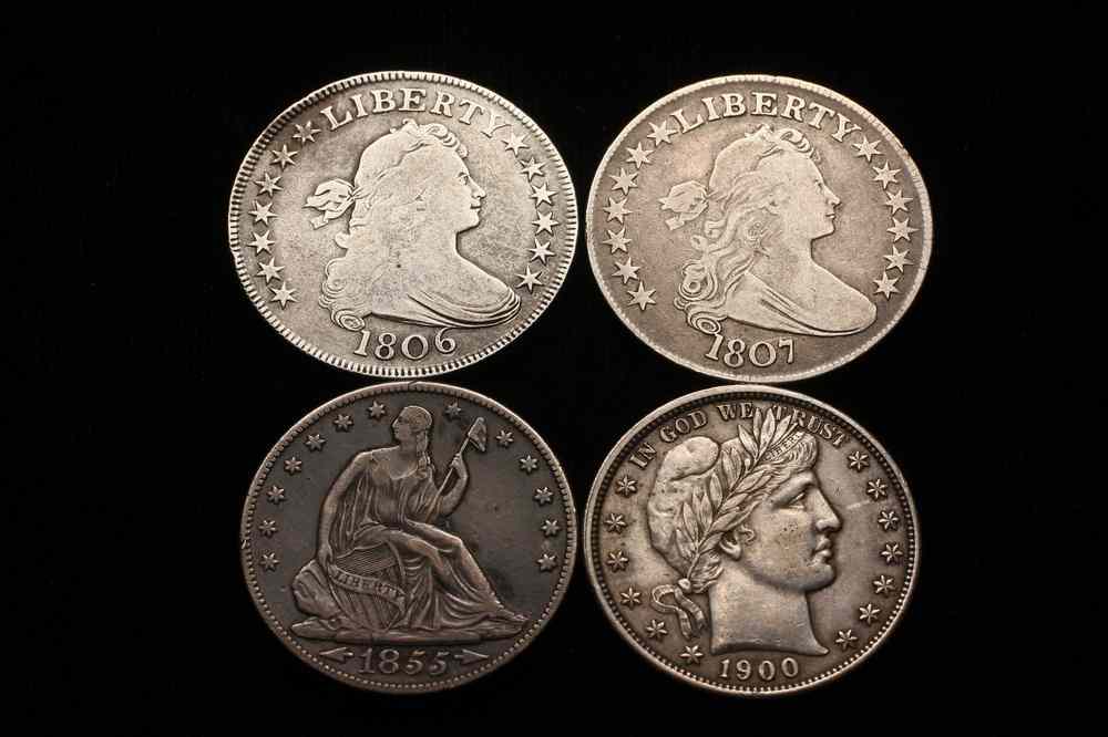 Appraisal: COINS - Lot of Half Dollars O nice examples of