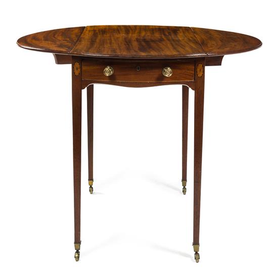 Appraisal: Sale Lot A Sheraton Style Mahogany Pembroke Table th century