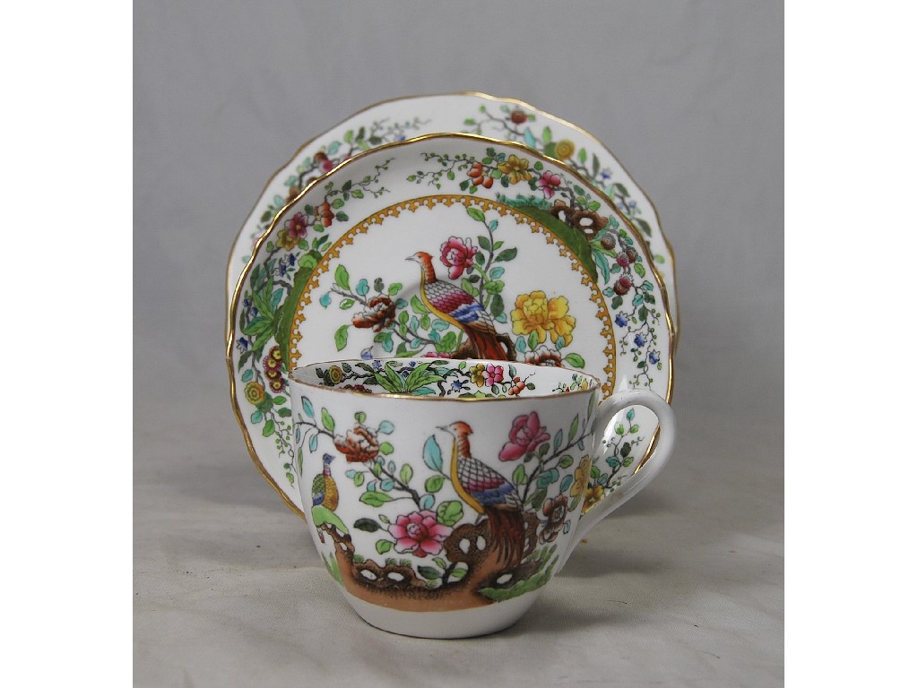 Appraisal: Spode Copelands 'Asiatic Pheasant' part breakfast set including seven over-sized