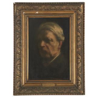 Appraisal: Eugene Carriere painting Eugene Carriere painting Eugene Carriere French -