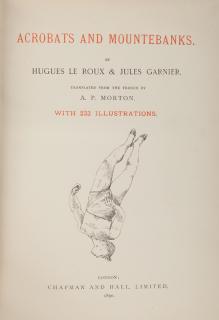 Appraisal: Le Roux Hughes and Jules Garnier Acrobats and Mountebanks London