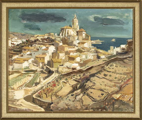 Appraisal: Jean Rigaud French - Cadaques Espagne oil on canvas x