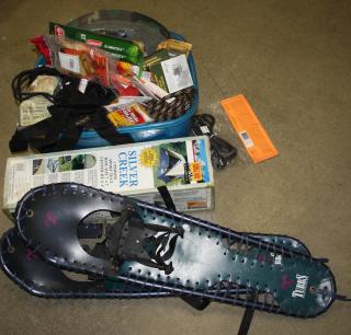 Appraisal: Lot of Camping and outdoor gear including Tubbs snow shoes