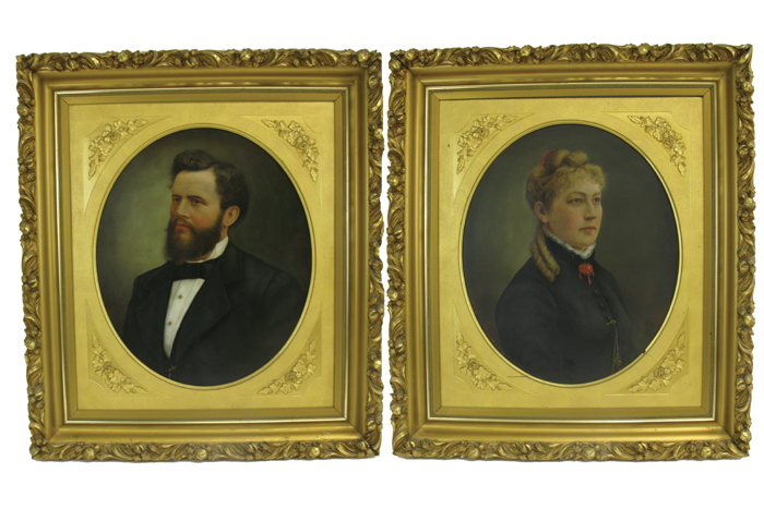 Appraisal: PAIR TH CENTURY OILS ON CANVAS attributed to Emil Rode